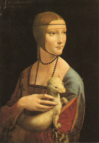 Leonardo da Vinci Hermelines hölgy Hermelines hölgy